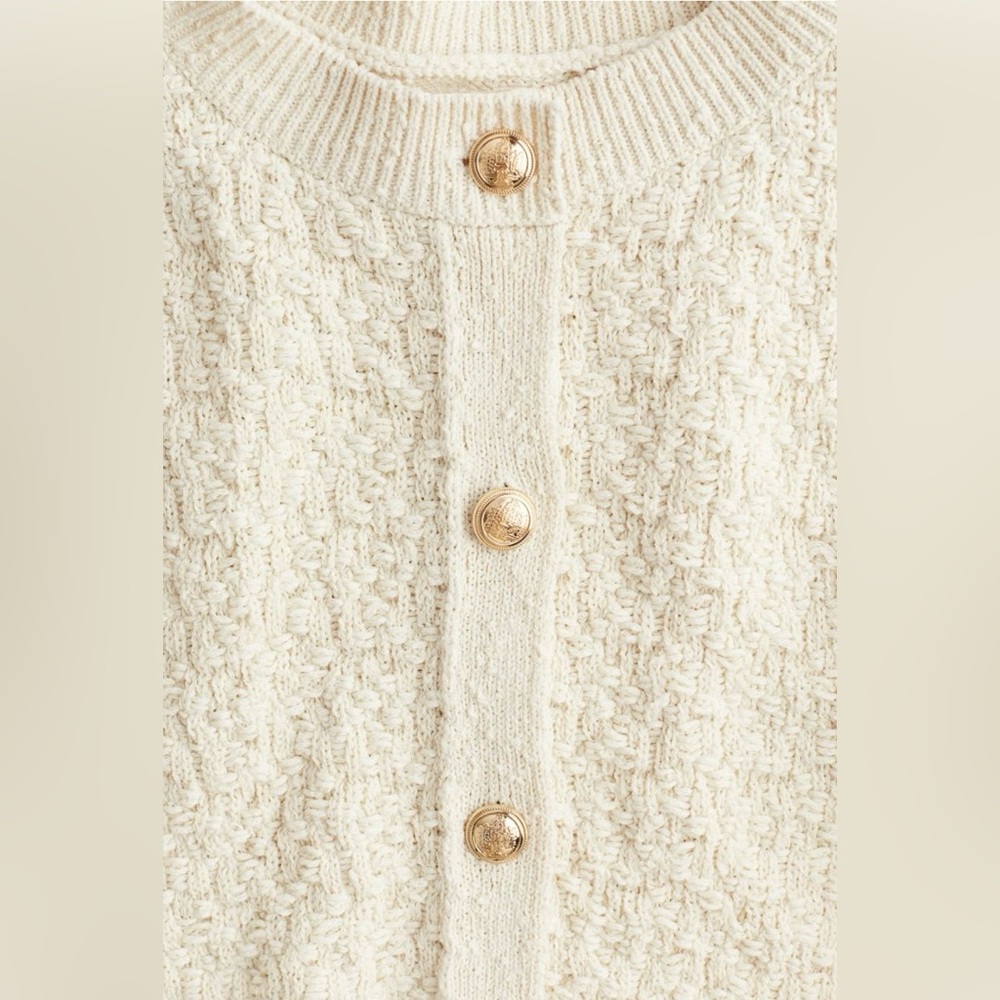 TEXTURED-KNIT CARDIGAN - Picture 6 of 6